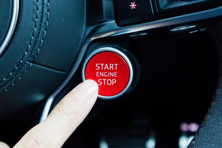Hong Kong, China Jan 4, 2018 : Audi TTRS 2018 Start Stop Engine Jan 4 2018 in Hong Kong.