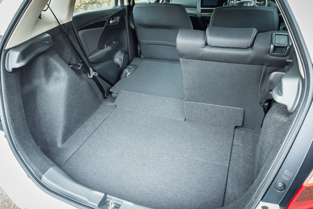 Hong Kong, China Feb 21, 2018 : Honda Jazz RS MT 2018 Trunk feb 21 2018 in Hong Kong.のeditorial素材