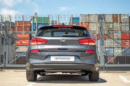 Hong Kong, China May, 2019 : Hyundai i30 Test Drive Day on May 31 2019 in Hong Kong.のeditorial素材