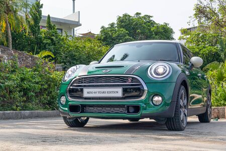 Hong Kong, China July, 2019 : Mini 60th anniversary Test Drive Day on Aug 22 2019 in Hong Kong.のeditorial素材