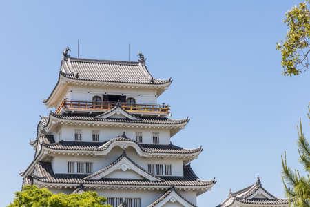 Japan Style castle in Hiroshimaのeditorial素材