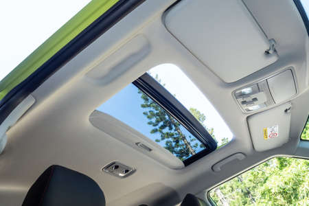 car sunroofの写真素材