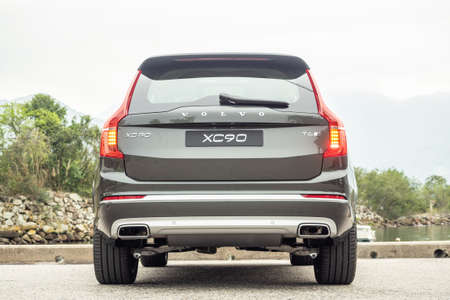 Hong Kong, China March 16, 2020 : Volvo XC90 T6 2020 Test Drive Day March 16 2020 in Hong Kong.