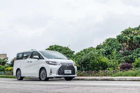Hong Kong, China May 22, 2020 : Lexus LM350 Test Drive Day May 22 2020 in Hong Kong.