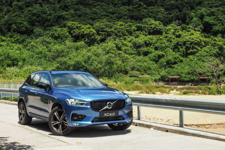 Hong Kong, China July 21, 2020 : Volvo XC60 Test Drive Day July 21 2020 in Hong Kong.