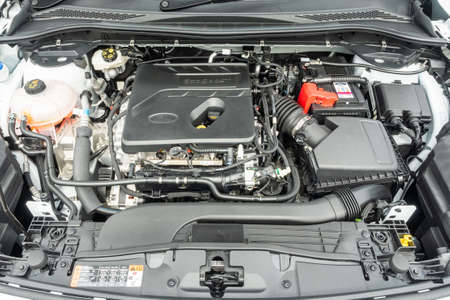 Hong Kong, China Feb 24 , 2022 : Ford Kuga 2022 Engine Feb 24 2022 in Hong Kong.