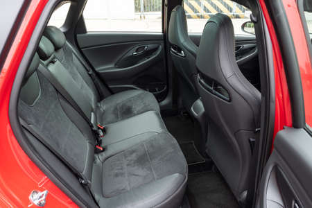 Hong Kong, China Jan 25 , 2022 : Hyundai i30N 2022 Interior Jan 25 2022 in Hong Kong.のeditorial素材