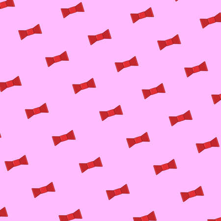 Vector Illustration Of Patterns Tie and Pink Colors Background.のイラスト素材