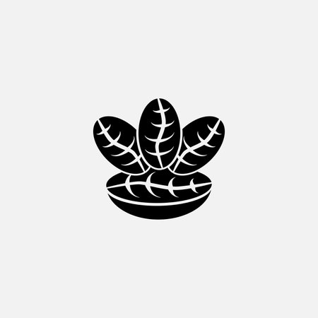 Coffee Cup Logo Design Template With Four Beans Icon. Coffee Shop Label. Logo, Icon, and Label Design. Vector And Illustration.のイラスト素材