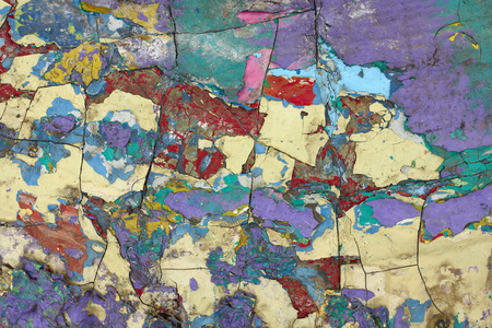 Old paint texture on the surfaceの写真素材