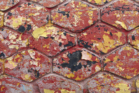 Old paint texture on the surfaceの写真素材