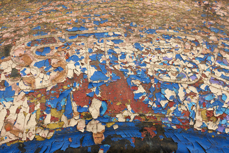Old paint texture on the surfaceの写真素材