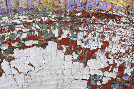 Old paint texture on the surfaceの写真素材