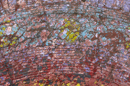 Old paint texture on the surfaceの写真素材