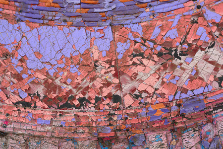 Old paint texture on the surfaceの写真素材