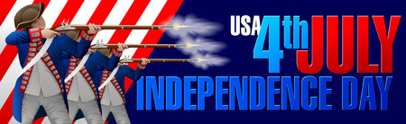 4 july independence day of USA wide background