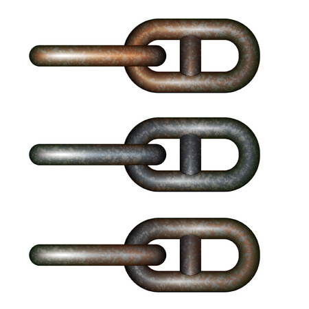 Variable color tint chain link set.のイラスト素材