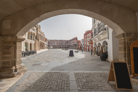 View of High Square (Plaza Alta, Badajoz)のeditorial素材
