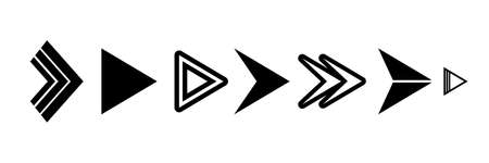 Set of black vector arrow.arrow vector illustration and colection.arrows vector icon.の写真素材