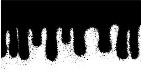 Vector dripping paint. Dripping graffiti spray paint art background.のイラスト素材