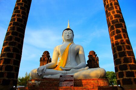 buddha image in thailandの写真素材