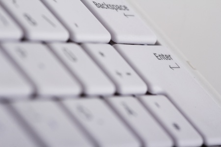 white keyboardの写真素材