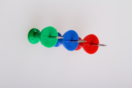 colorful pinsの写真素材