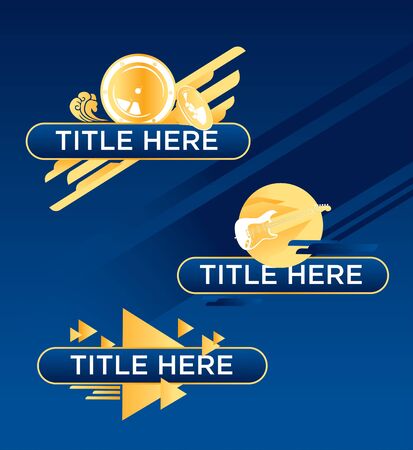 music concert icons illustrationのイラスト素材