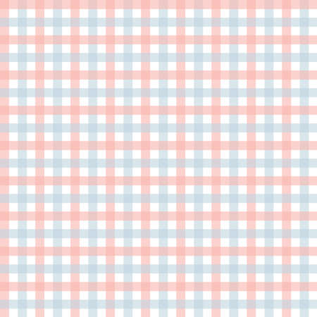 Seamless tartan pattern. Plaid repeat vector Available in pink and blue Designed for publication, gift wrapping, textiles, chess table backgrounds for tablecloths.のイラスト素材