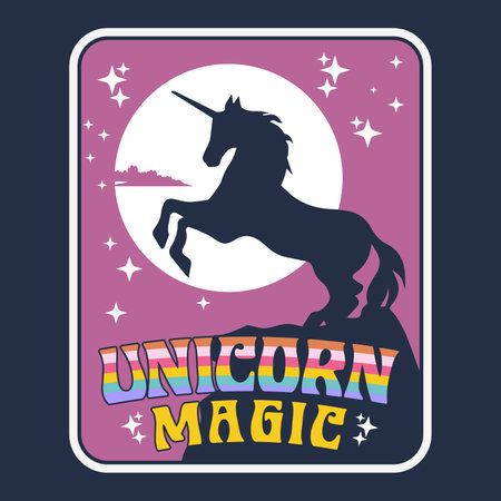 Explorer, wilderness, Adventure, Camping Emblem Graphics Emblem Patch Logo poster vector Illustration Retro Vintage Unicorn T-shirt Designのイラスト素材