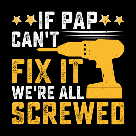 Funny Grandpa Vintage Father's Day T-shirt Designのイラスト素材