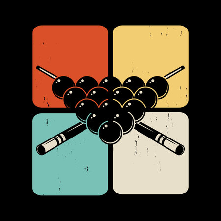 Funny Billiards Game Vintage Pool Player T-shirt Design