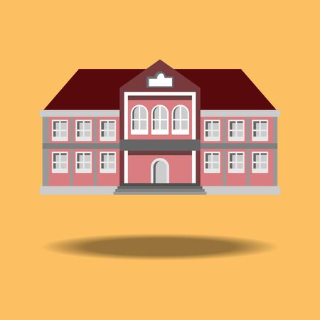 Building houses. Vector illustration.のイラスト素材