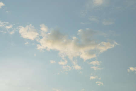 Cloud in blue sky