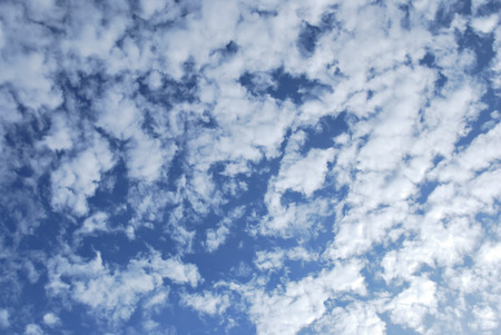Cloud in blue sky