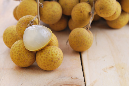 Fresh longanの写真素材