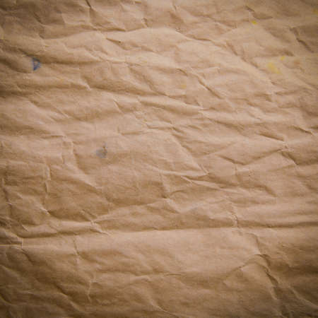 Old Crumpled Rough Paperの写真素材
