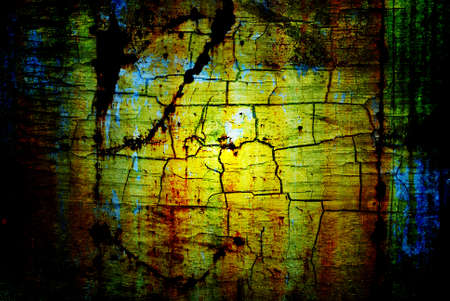 Yellow grunge wall