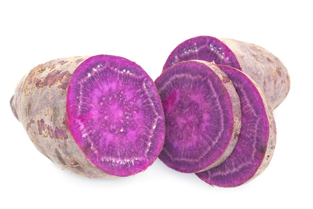Purple Colored Sweet Potatoesの写真素材