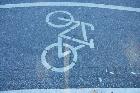 Bicycle signの写真素材