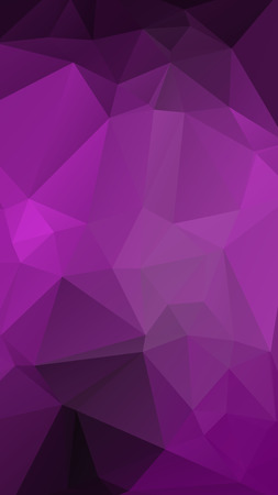 Purple Color geometric rumpled triangular low poly style vector Background for Smart phoneのイラスト素材