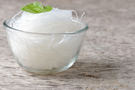 Mung bean vermicelli or cellophane noodlesの写真素材