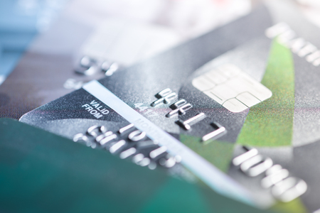 credit cards macro shotの写真素材