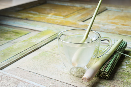 Healthy drinks, Lemon grass tea , hot drinkの写真素材