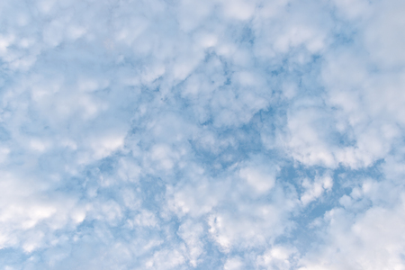 Cloud in the sky in evening before sunset