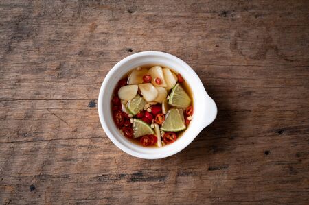 Fresh chilli, fish sauce, flavored food Thai Chilli And Fish Sauce , Asian Food