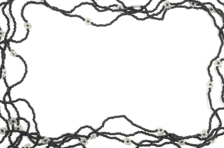 Fashion jewelry framework, isolated on white backgroundの写真素材