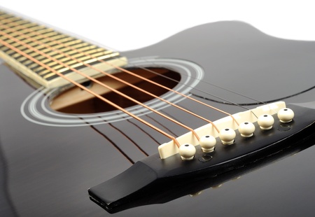 Classic guitar detailsの写真素材