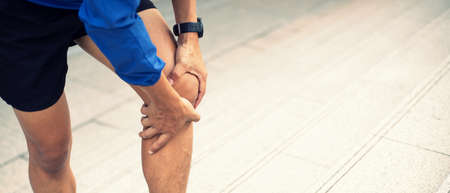 Close up picture.A sportsMan have Severe heartache, Having heart attack.healthcare and health...