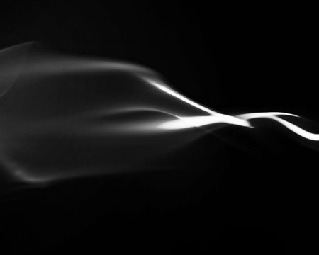 Abstract smoke on a black background. Design element for graphics artworks.の写真素材